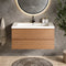 Mirlux Badmeubel Sena - Badkamermeubel - 2 Softclose lades - Warm Eiken