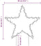 vidaXL - Kerstverlichting - met - ster - 115 - LED's - 85 - cm