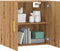 vidaXL - Wandkast - 60x31x60 - cm - bewerkt - hout - artisanaal - eikenkleurig