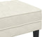 vidaXL - Ligbed - Crème - 113 - cm - Velvet