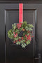 House of Seasons Randell - Kerstkrans - Ø50 cm - Rood