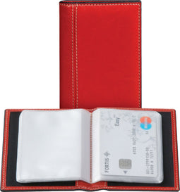 Creditkaart etui Palermo 40stuks rood