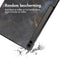imoshion Tablet Hoes - Geschikt voor Samsung Galaxy Tab S9 11.0 inch Plus / Galaxy Tab S9 11.0 inch FE Plus / Galaxy Tab S10 Plus - Design Trifold Bookcase - Black Marble