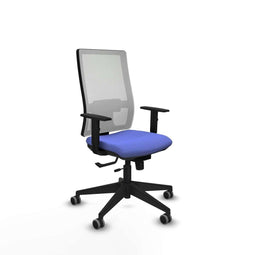Piqueras y Crespo 1D066G0 - Bureaustoel - Verstelbare hoogte met armleuning - Licht Blauw