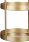 Mica Decorations Etagère - 2-Laags - H41 x Ø25 cm - Goud