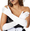 Dressforfun Hot Bunny - Verkleedkostuum - Korte jurk met bretels en strik - Zwart