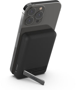 Belkin Boost Charge - Magnetische Draadloze Powerbank 5000mAh + Standaard - MagSafe Compatibel - Zwart