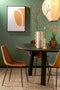 Mica Decorations Tallos Stoelen - 43x53x82 cm - Polyester - Bruin