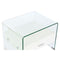 Nachtkastje DKD Home Decor Wit Transparant Kristal Hout MDF 50 x 40 x 45,5 cm