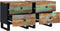 vidaXL - Nachtkastjes - 2 - st - 40x33x46 - cm - massief - gerecycled - hout