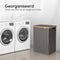 Dymac Wasmand 145 Liter | 3 Compartimenten | Bamboe Wassorteerder | Met 3 uitneembare waszakken |