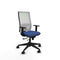 Piqueras y Crespo 1D066N0 - Bureaustoel - Verstelbare hoogte met armleuning en lumbaalsteun - Marineblauw