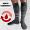 Sandside Compressiekousen - 2 Paar - Geavanceerde Compressietechnologie - Zwart - Maat 36-40 S/M (2 paar)
