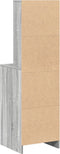vidaXL - Hoge - Kast - Grijs - Sonoma - 40x41x135 - cm - Gelaagd - Hout
