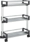 vidaXL - Opbergrekje - 59x20x75 - cm - aluminium