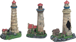 Flamingo Aquarium decoratie Vuurtoren Met Huis