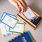 Flashcard Correctbook 75mmx110mm lijn assorti