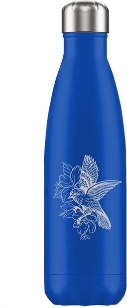 FLASKE Bird - RVS Drinkfles van 500ML- Geschikt als waterfles, thermosfles en thermoskan