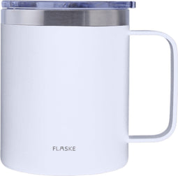 FLASKE Camp Cup - Ice - 400ml - RVS Thermosbeker van 400ML - Geschikt als drinkbeker en Koffiebeker to Go