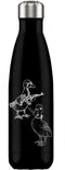 FLASKE Crazy Ducks - RVS Drinkfles van 500ML- Geschikt als waterfles, thermosfles en thermoskan