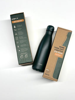 FLASKE Flower Match - RVS Drinkfles van 500ML- Geschikt als waterfles, thermosfles en thermoskan