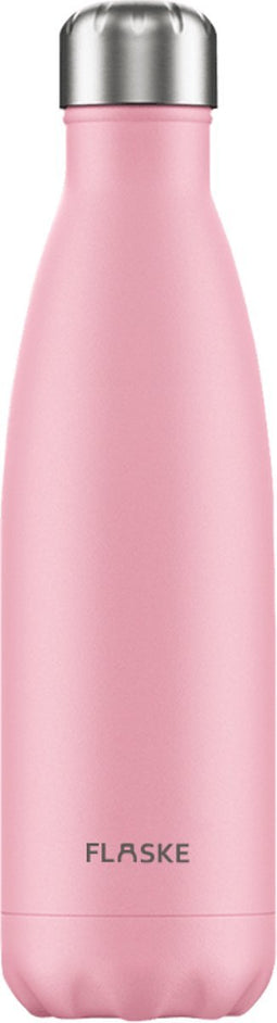 FLASKE Flower - RVS Drinkfles van 500ML- Geschikt als waterfles, thermosfles en thermoskan