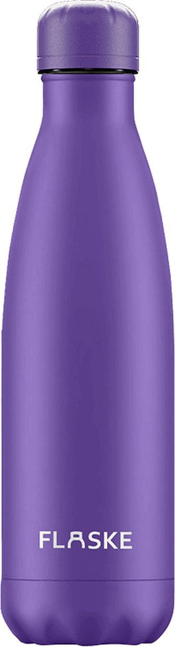 FLASKE Lavender Match - RVS Drinkfles van 500ML- Geschikt als waterfles, thermosfles en thermoskan