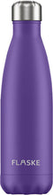FLASKE Lavender - RVS Drinkfles van 500ML- Geschikt als waterfles, thermosfles en thermoskan