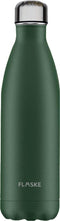 FLASKE Moss - RVS Drinkfles van 500ML- Geschikt als waterfles, thermosfles en thermoskan