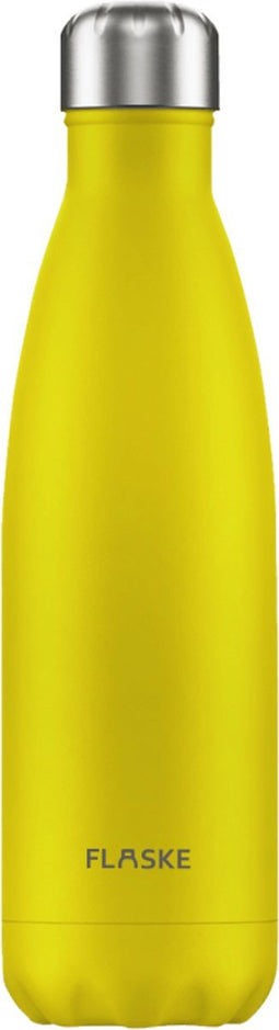 FLASKE Sand - RVS Drinkfles van 500ML- Geschikt als waterfles, thermosfles en thermoskan