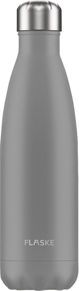 FLASKE Stone - RVS Drinkfles van 500ML- Geschikt als waterfles, thermosfles en thermoskan