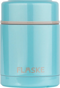 FLASKE Thermos Food Pots - Azure - 400ml - Herbruikbare Voedselcontainer Thermos van 400ML