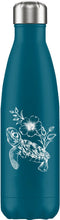 FLASKE Water Turtle - RVS Drinkfles van 500ML- Geschikt als waterfles, thermosfles en thermoskan