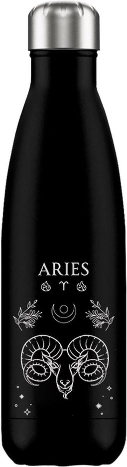 FLASKE Zodiac - Aries - RVS Drinkfles van 500ML- Geschikt als waterfles, thermosfles en thermoskan
