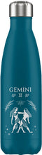 FLASKE Zodiac - Gemini - RVS Drinkfles van 500ML- Geschikt als waterfles, thermosfles en thermoskan