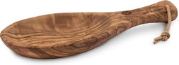 Flat bowl olijfhout 23 cm
