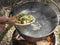 Flat bowl olijfhout 25 cm