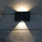 Flatliner Muurlamp Zwart