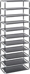 vidaXL - Schoenenkast - 60x28x90 - cm - stof - crèmekleurig