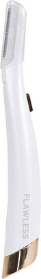 Flawless Dermaplane Glo – 6 exfolierende opzetstukken – met LEDlamp - Wit/goud