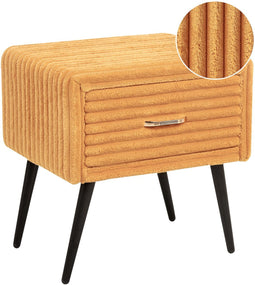 FLAYAT - Nachtkastje - Oranje - Corduroy