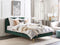 FLAYAT - Tweepersoonsbed - Groen - 160 x 200 cm - Fluweel