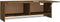 vidaXL - Kledingkast - 100x32,5x35 - cm - bewerkt - hout - gerookt - eikenkleurig