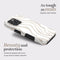 MIO by Mobilize Hoesje | Geschikt voor Apple iPhone 15 Pro | Compatibel met MagSafe / Qi2 | Hard Shell Back Cover | Sandy Zebra