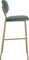 Richmond Barstoel Xenia Jade Velvet / Brushed Gold (Genova 504 Jade)