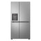 LG GSLC40PYPE - Amerikaanse koelkast - 635 liter - Ice & Water dispenser - Prime Silver