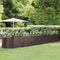 vidaXL - Plantenbak - 507x100x68 - cm - gepoedercoat - staal - bruin
