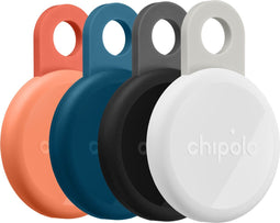 Chipolo LOOP - Bluetooth Tracker - Oplaadbaar 125 dB - Multi-color (4-pack)