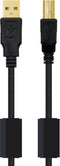 Nanocable 10.01.1202 - USB 2.0 A naar B - 200 cm - Zwart
