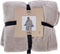 Fleece plaid hoody - Plaid met mouwen - Dekken - One size fits all - Grijs of Beige - Dames en Heren - Valentijnscadeau